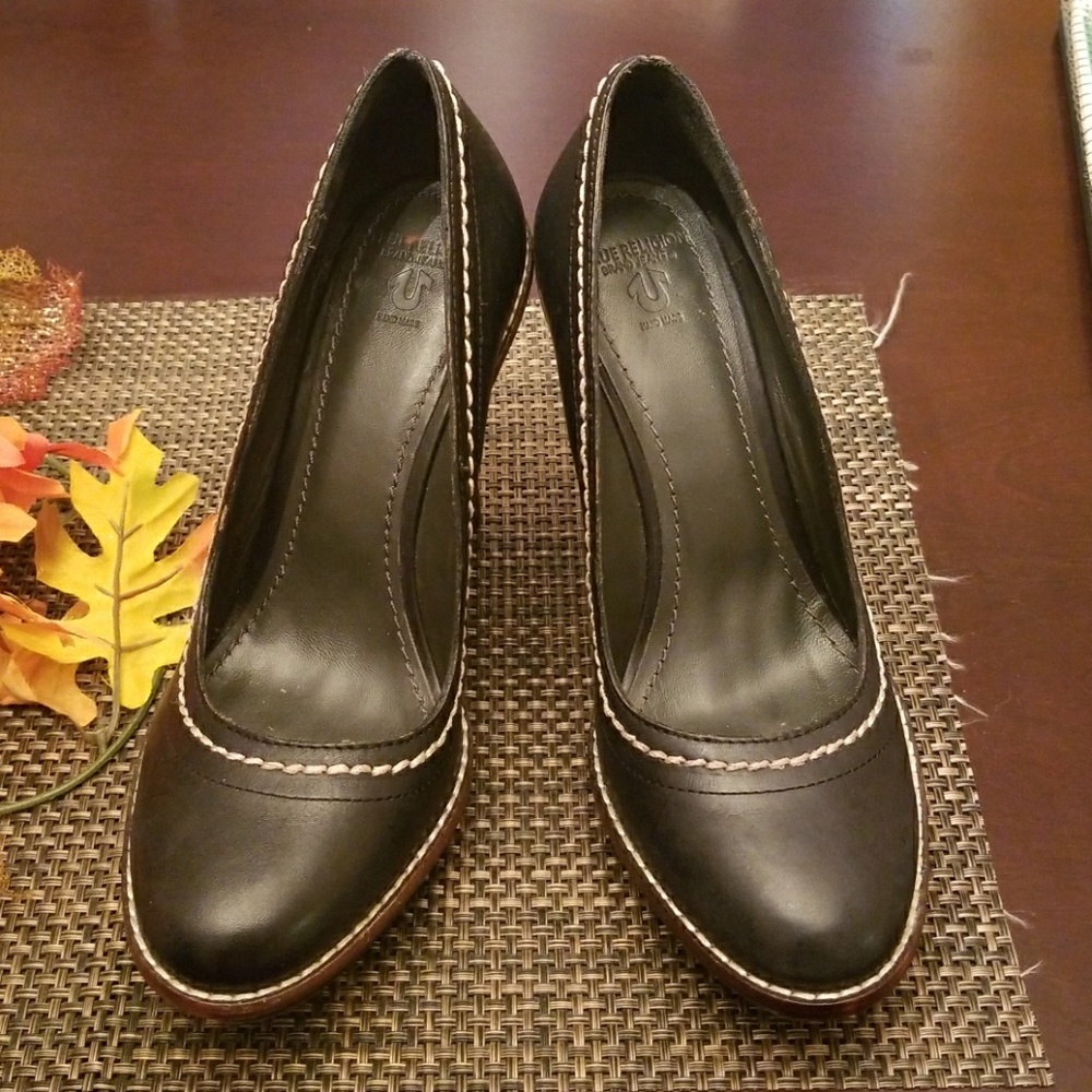 True Religion Wedge Heels